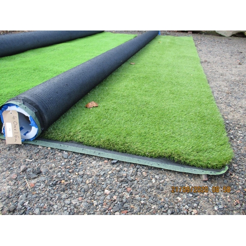 91 - A roll of artificial grass (4m x 1.6m) new