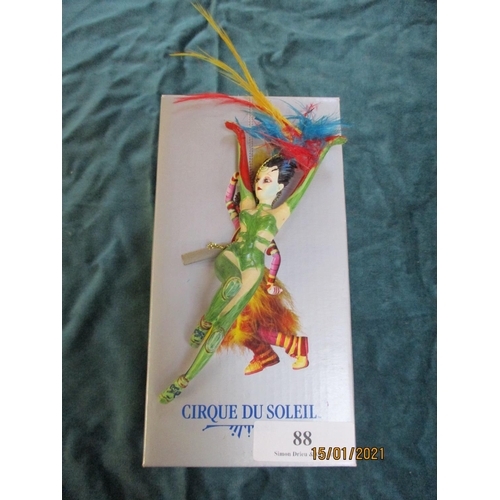 88 - Two Cirque du Soleil models together with a Gioachino Rossini by Dantan the Younger model