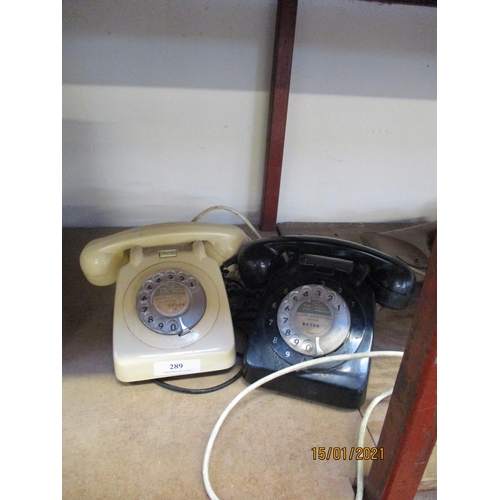 289 - Two mid twentieth century telephones