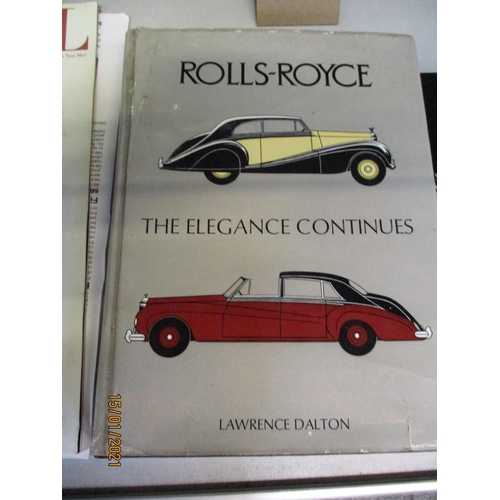 306 - Assorted books and pamphlets pertaining to Rolls Royce