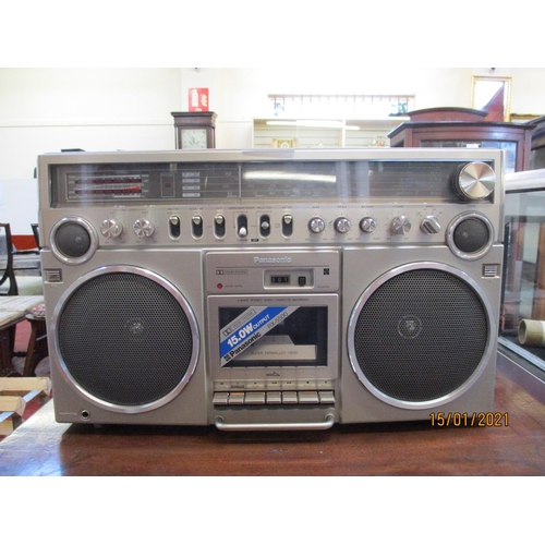 312 - A Panasonic FM-AM 4-Band radio cassette recorder complete with original box and manual