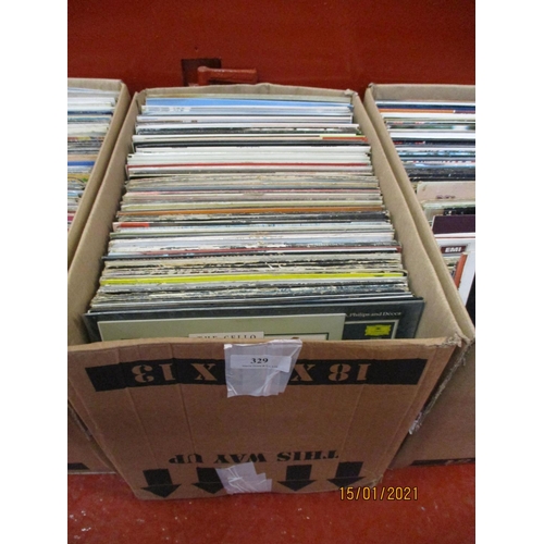 329 - An accumulation of LP records