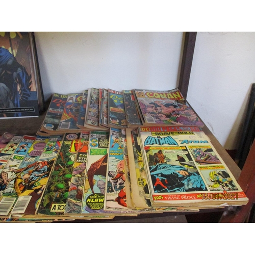 349 - A varied accumulation of DC and Marvel action comics and ephemera