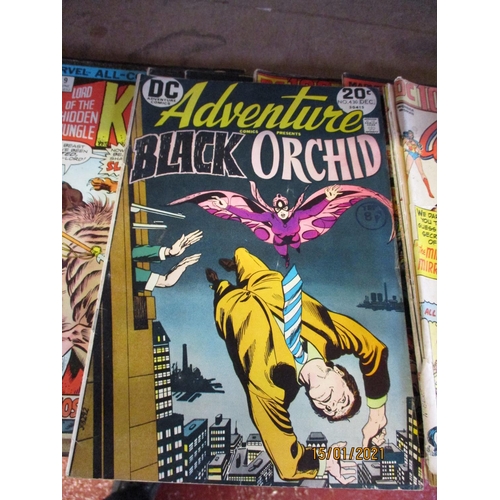 349 - A varied accumulation of DC and Marvel action comics and ephemera