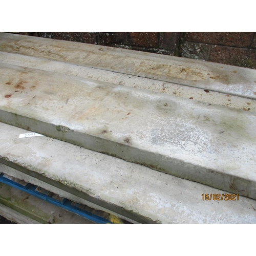 40 - A quantity of concrete edging and coping