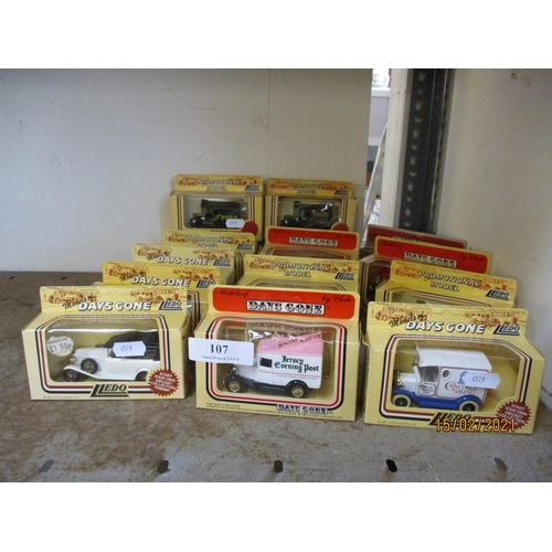 107 - A collection of Lledo Days Gone boxed model vehicles