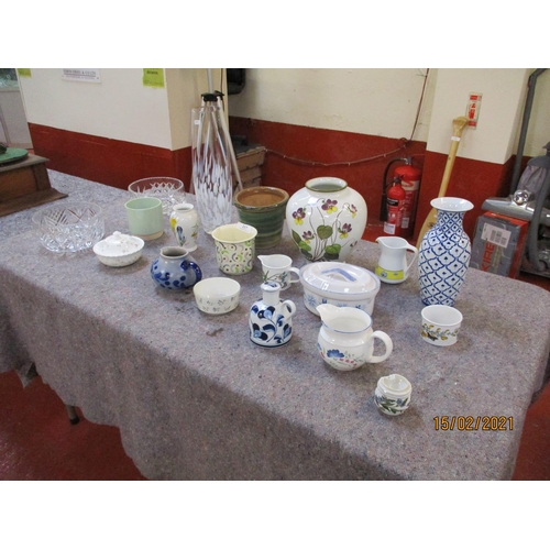 217 - Assorted china and glass ware