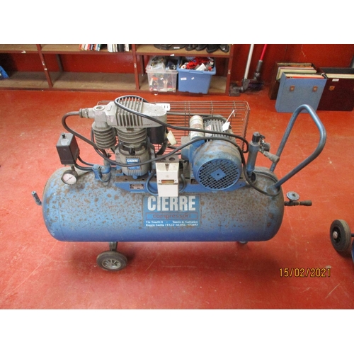 224 - A Cierre 100 litre workshop compressor