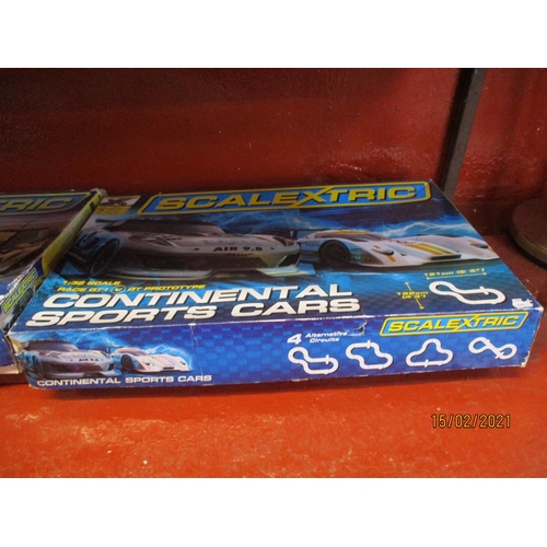 348 - Two boxed Scalextric racing games