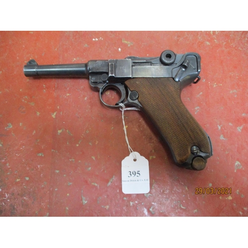 395 - A Totenkopf P08 9mm Luger semi automatic pistol - deactivated with certification