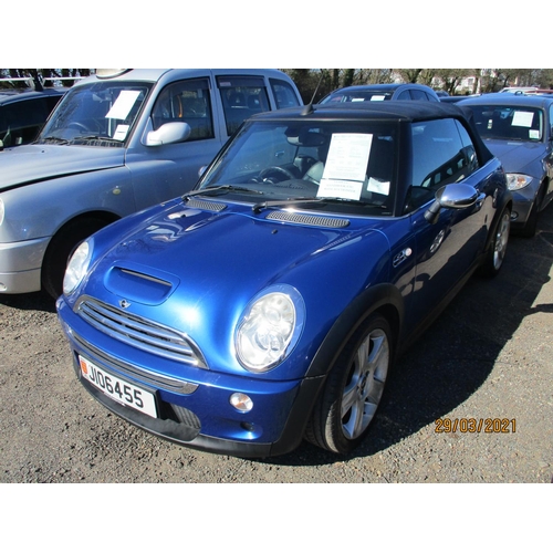 12 - A 2006 Mini Cooper S 1.6 convertible (automatic) J106455, odometer reading 64,820 miles