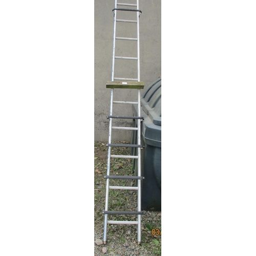 51 - An aluminium roof ladder