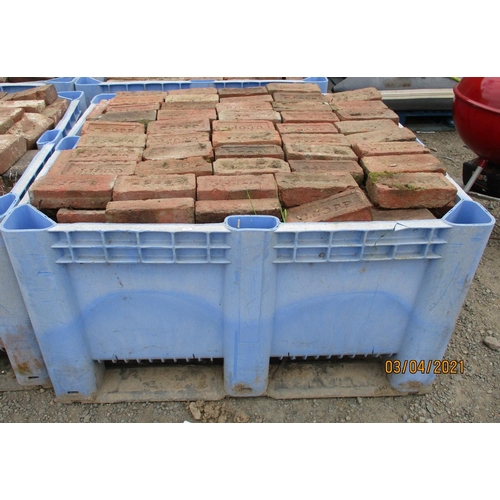 56 - A large quantity of vintage red bricks by Messrs. C. Copp of Jersey (approximately 400)