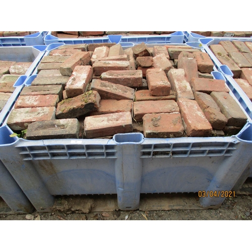 60 - A large quantity of vintage red bricks by Messrs. C. Copp of Jersey (approximately 400)