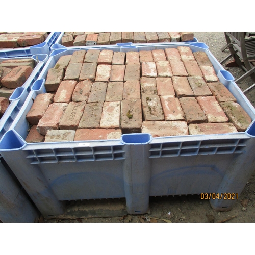 61 - A large quantity of vintage red bricks by Messrs. C. Copp of Jersey (approximately 400)