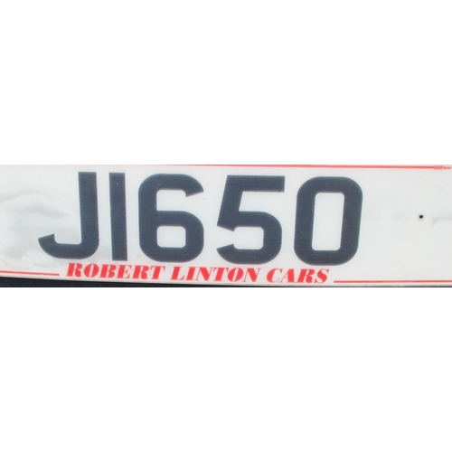 1 - J1650 - A four digit registration mark assigned to a 2008 Ford KA Style 1.3 three door hatchback (ma... 