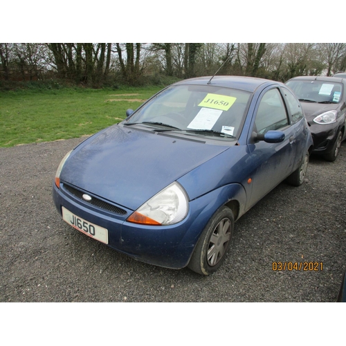 1 - J1650 - A four digit registration mark assigned to a 2008 Ford KA Style 1.3 three door hatchback (ma... 