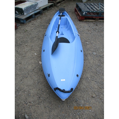 19 - A kayak complete with paddle