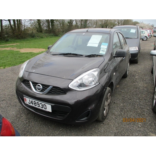 2 - A 2015 Nissan Micra Visia 1.2 five door hatchback (manual) J48930, odometer reading 21,735 miles onl... 