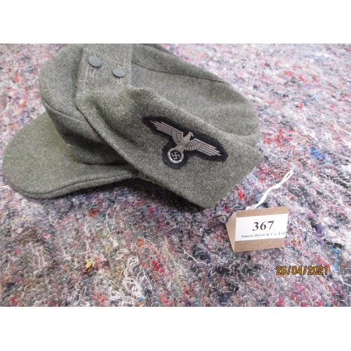 367 - A re-enactment German SS soft cap