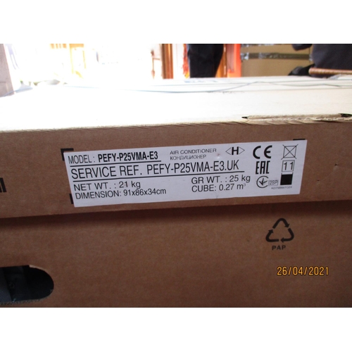 122 - A Mitsubishi air conditioning unit - new and boxed