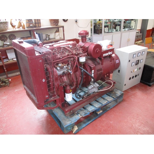 271 - A Marlec 56KVA generator fitted with a Perkins 4 cylinder turbo charged diesel engine