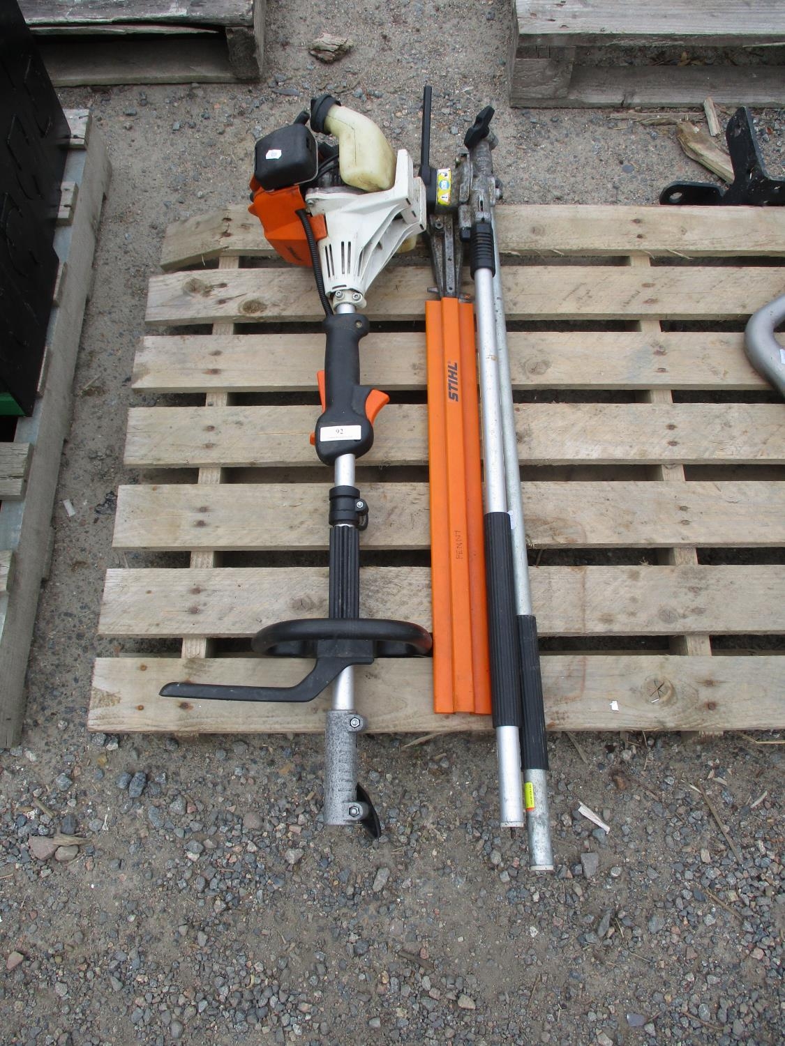 Stihl pole deals hedge trimmer petrol