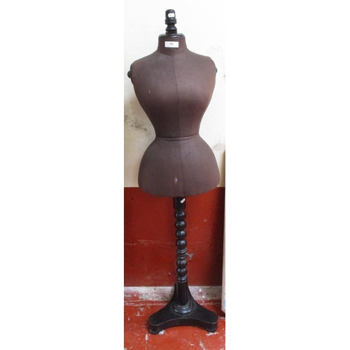 396 - A vintage dressmaker's dummy