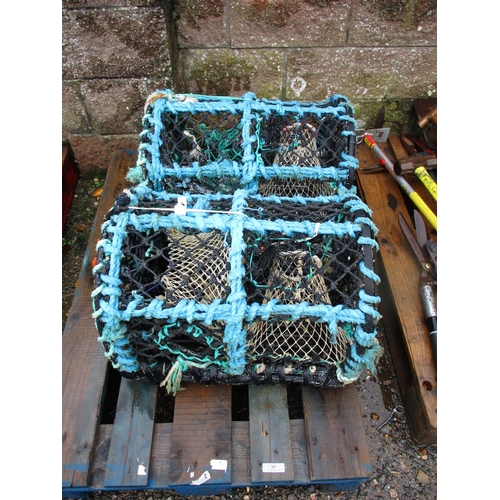 35 - Two parlour lobster pots