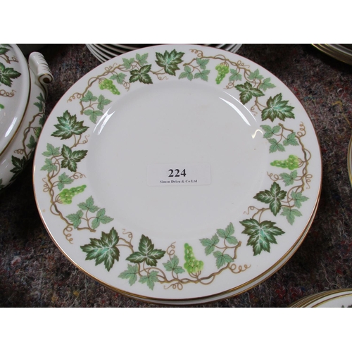 224 - A Wedgwood Santa Clara part dinner service