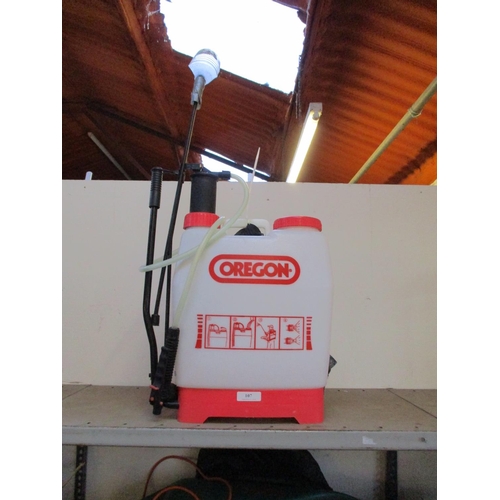 107 - An Oregon knapsack sprayer