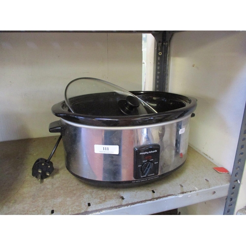 111 - A Morphy Richards slow cooker