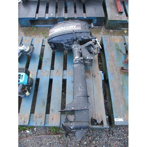 69 - A Mercury 5hp long shaft outboard engine