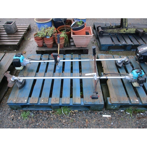 70 - Two Toolmaster petrol pole strimmers - Viscounts sale