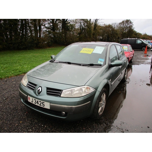 1 - J3425 - A four digit registration mark assigned to a 2004 Renault Megane Dynamique 1.5 dCi of insign... 