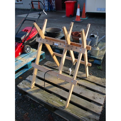61 - A Stihl wood saw horse