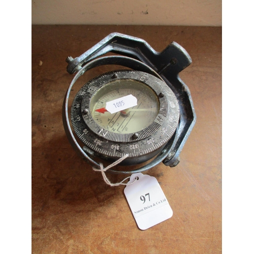 97 - A gimbal mounted compass