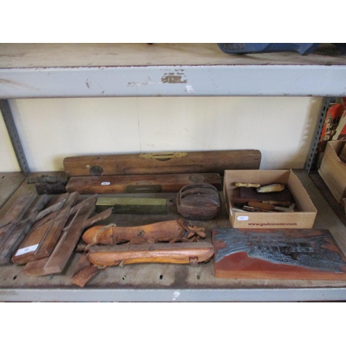 88 - A quantity of old woodworking tools, penknives etc.