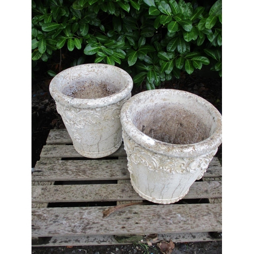 49 - Two large garden pots