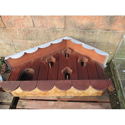 33 - A timber dovecote with zinc roof