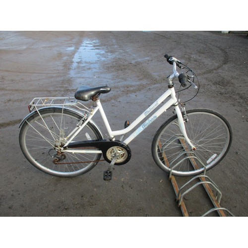 54 - A Mongoose half suspension mountain bicycle together with a lady's Falcon bicycle