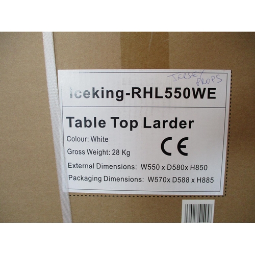 95 - An Ice King RHL550WE table top larder - new