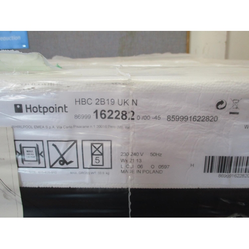 96 - A Hotpoint HBC2B19UKN semi integrated stainless dishwasher - new