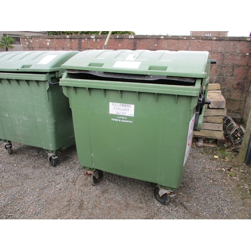 23 - A commercial wheelie bin