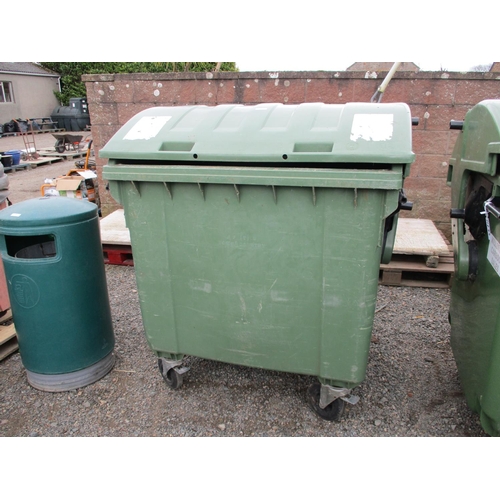 24 - A commercial wheelie bin