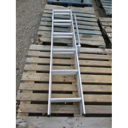 66 - An aluminium loft ladder