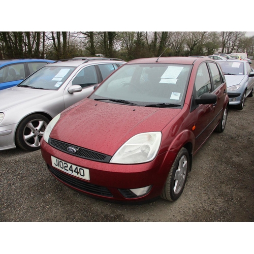 8 - A 2002 Ford Fiesta Zetec 1.4 five door hatchback (petrol/manual) J102440, odometer reading 49,405 mi... 