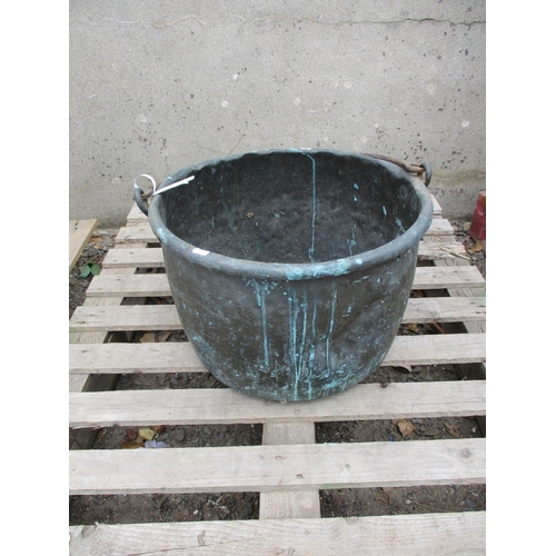 70 - A large copper cauldron