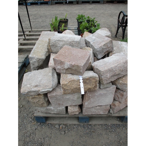 75 - A pallet of random granite