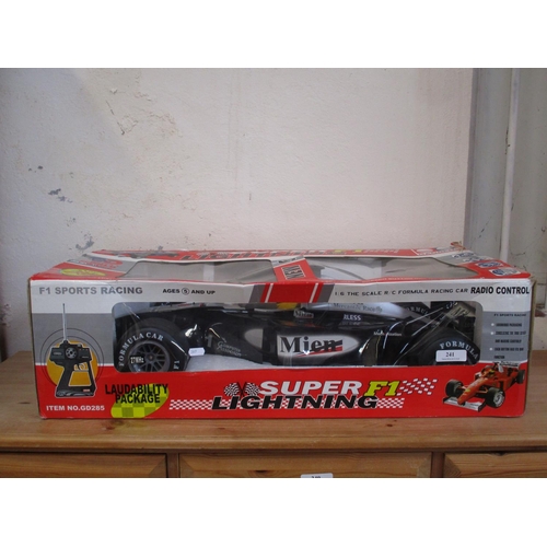 241 - A Super F1 Lightning radio controlled car